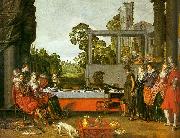 Willem Buytewech Merry Company in the Open Air oil painting